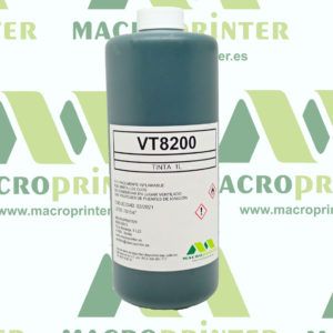VT8200 Tinta de uso general soportes no porosos para impresora inkjet Videojet