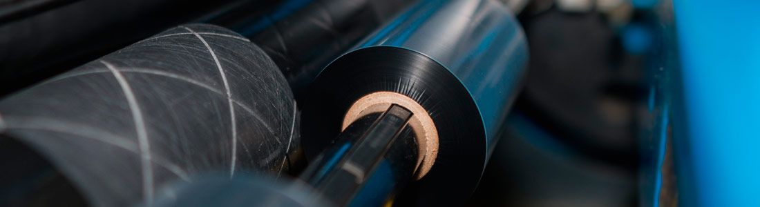 Ribbons de transferencia térmica en una cinta de marcado